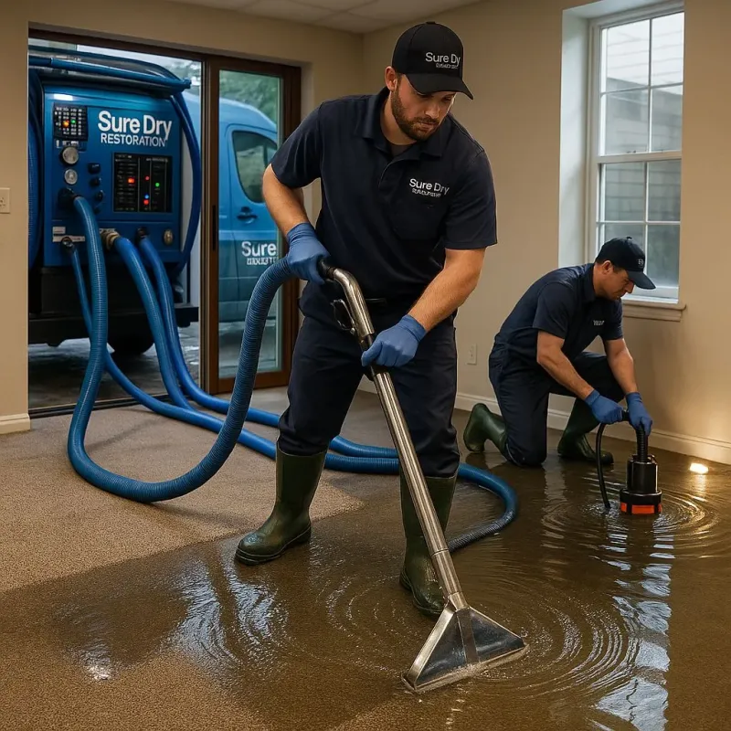 Water Extraction and Removal process in Gainesboro, TN
